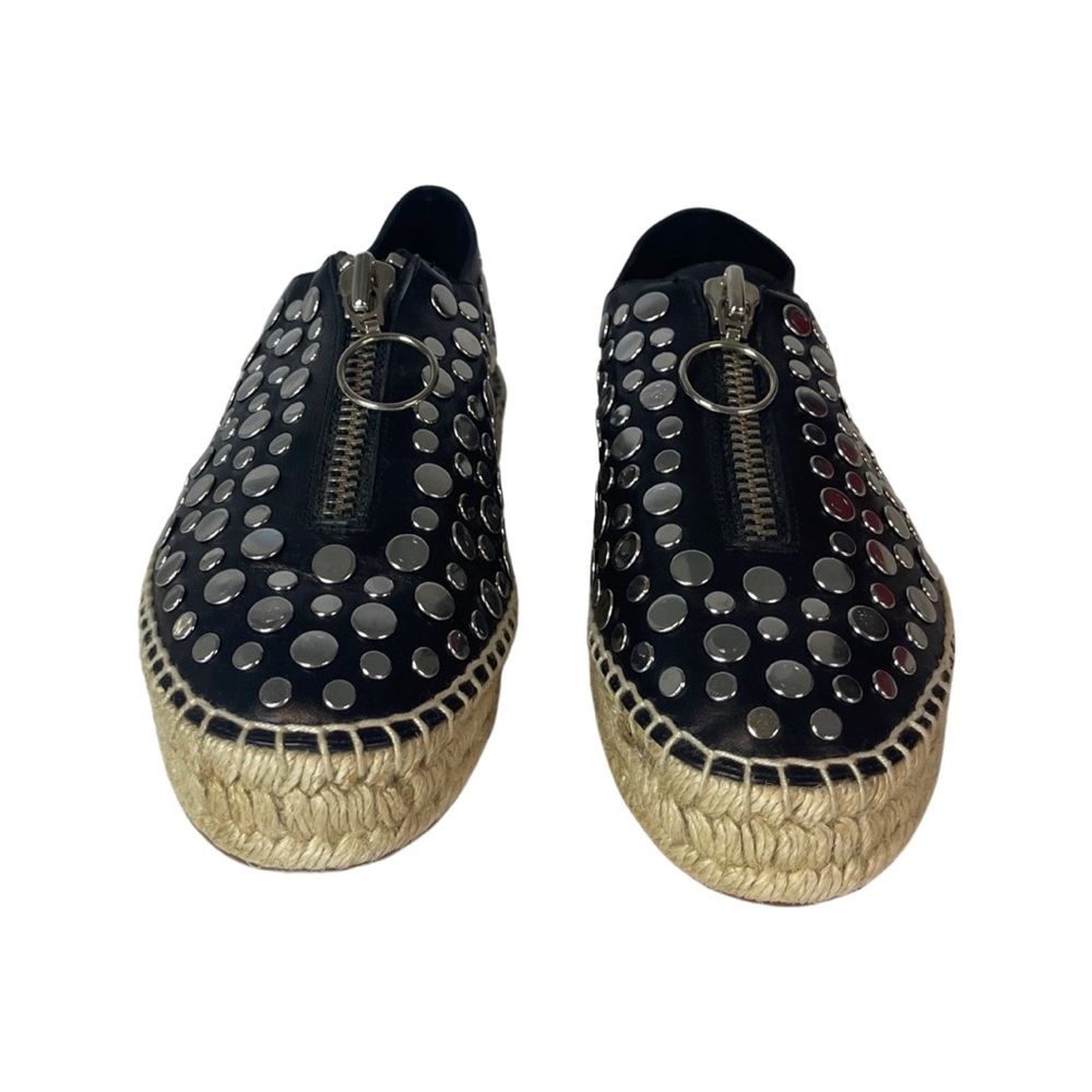 Alexander Wang Espadrilles Devon Studded Black Le… - image 3